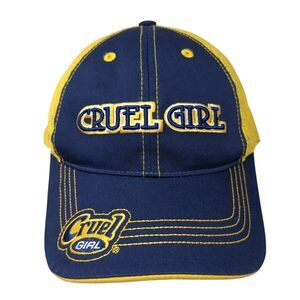 Cruel Girl Snapback Trucker Hat Multicolor OS Adjustable Embroidered Mesh Back